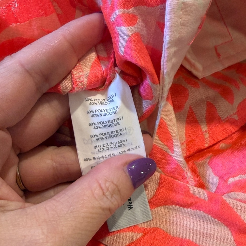 J Crew tropical neon shorts, size 2 - Picture 7 of 9